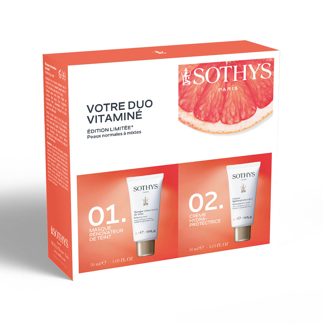 Sothys Promobox Vitalité – Masque Rénovateur de Teint + Crème Hydra-Protectrice